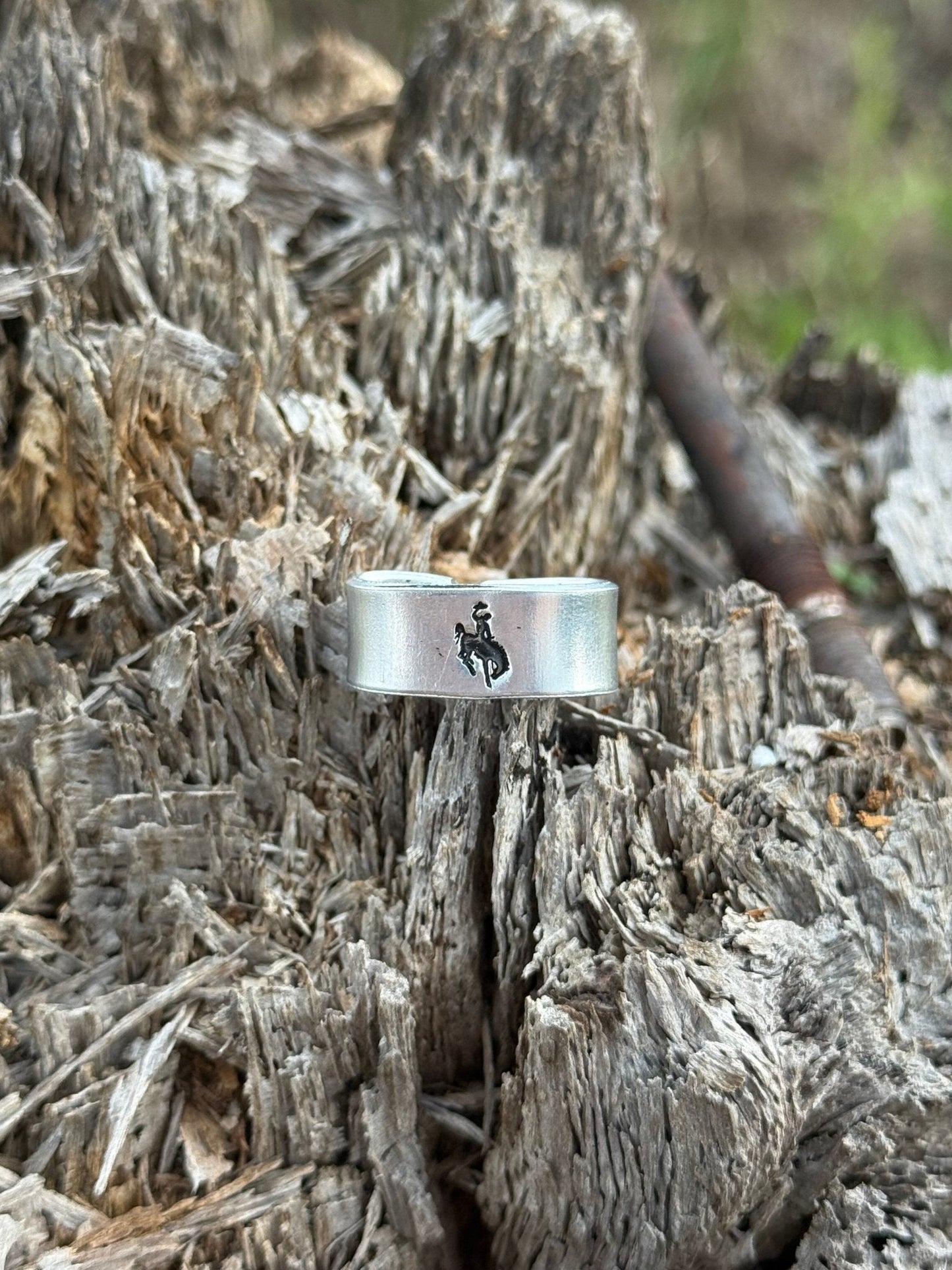 Bucking Horse Sterling Silver Watch Cuff