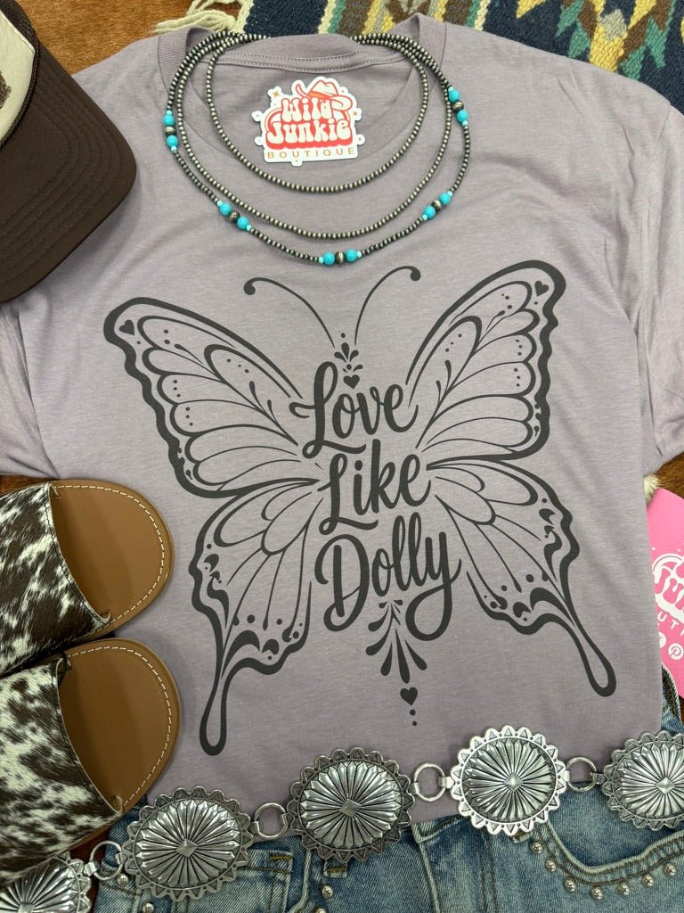 Love Like Dolly Butterfly Graphic TeePebbleS