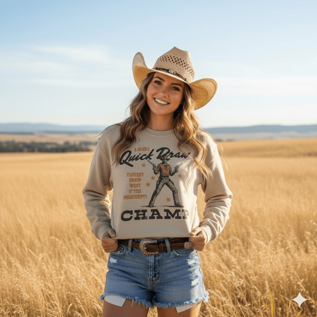 Quick Draw Champ Graphic SweatshirtSandS
