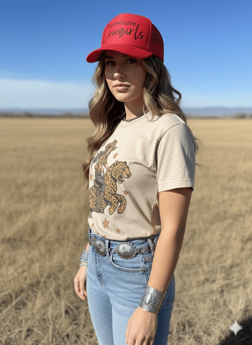 The Untamed Cowgirl Graphic TeeTanS
