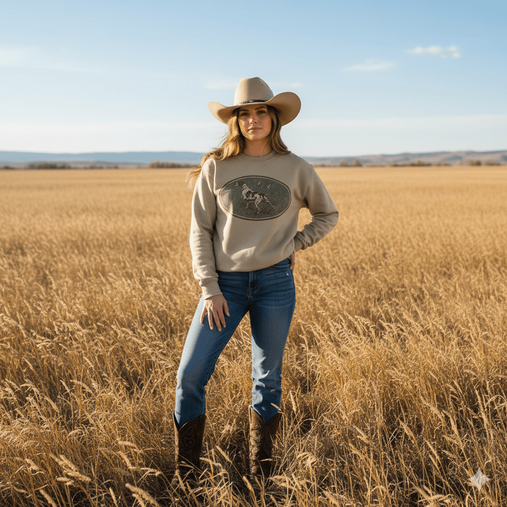 Western Hunt Dog Graphic SweatshirtSandS