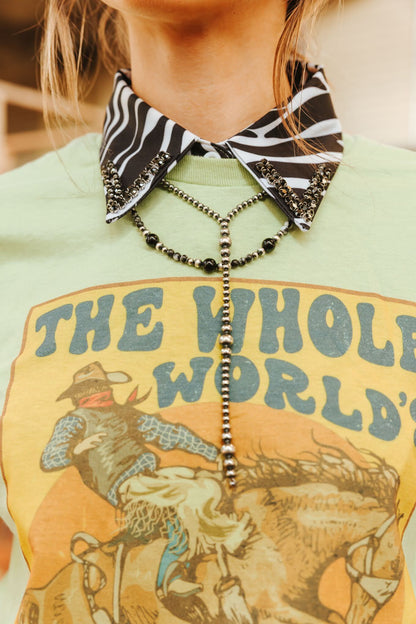 3-pc Authentic Pearl Lariat, Black Onyx Necklace & Collar Bundle