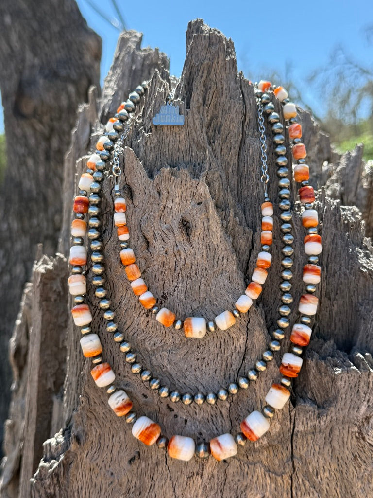 Desert Sunset Spiny Oyster Chain Choker