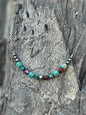 Sterling Silver Jasper Turquoise Necklace