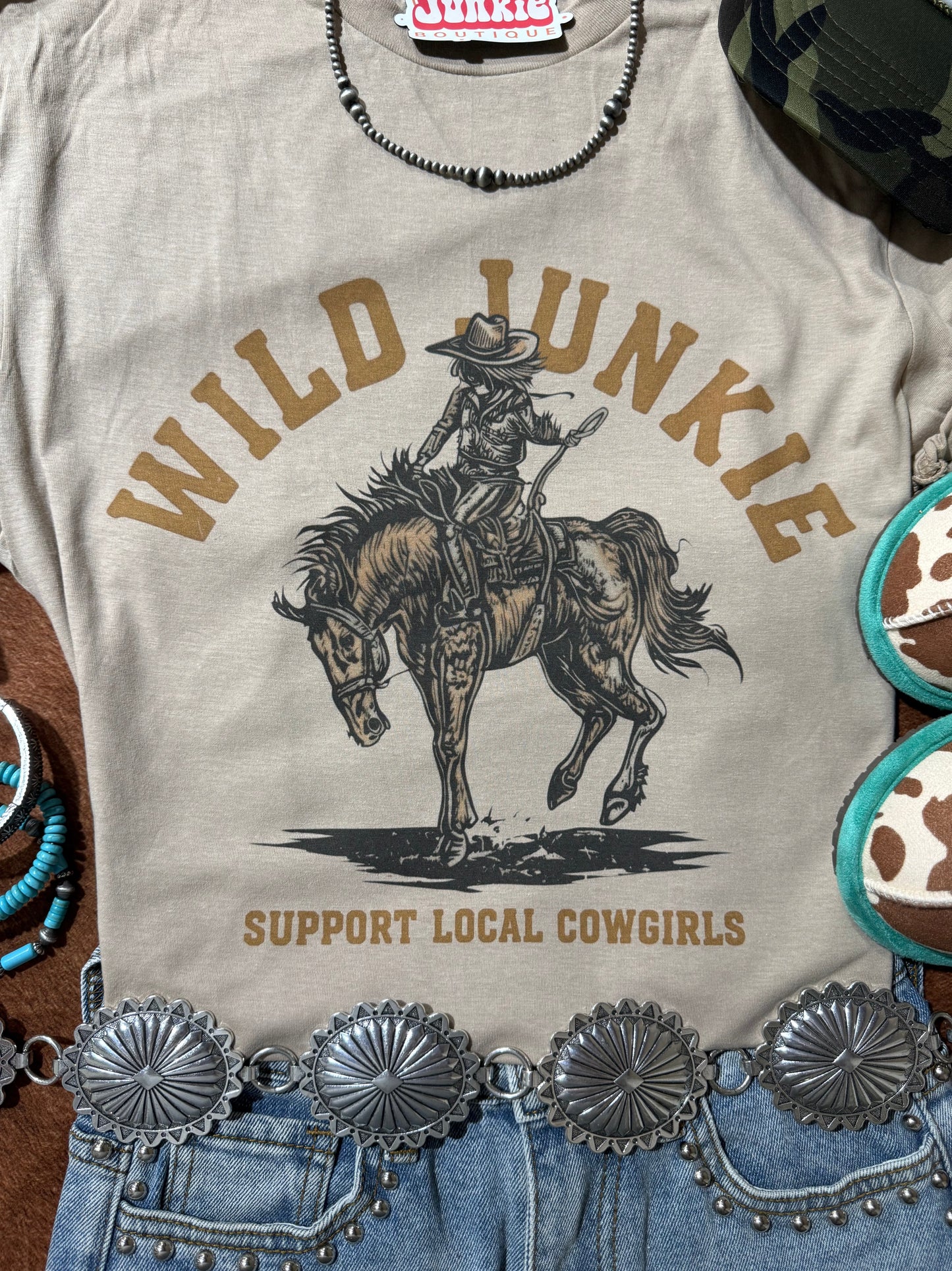 Wild Junkie Cowgirl Graphic Tee