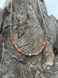 Desert Sunset Heishi Beaded Necklace