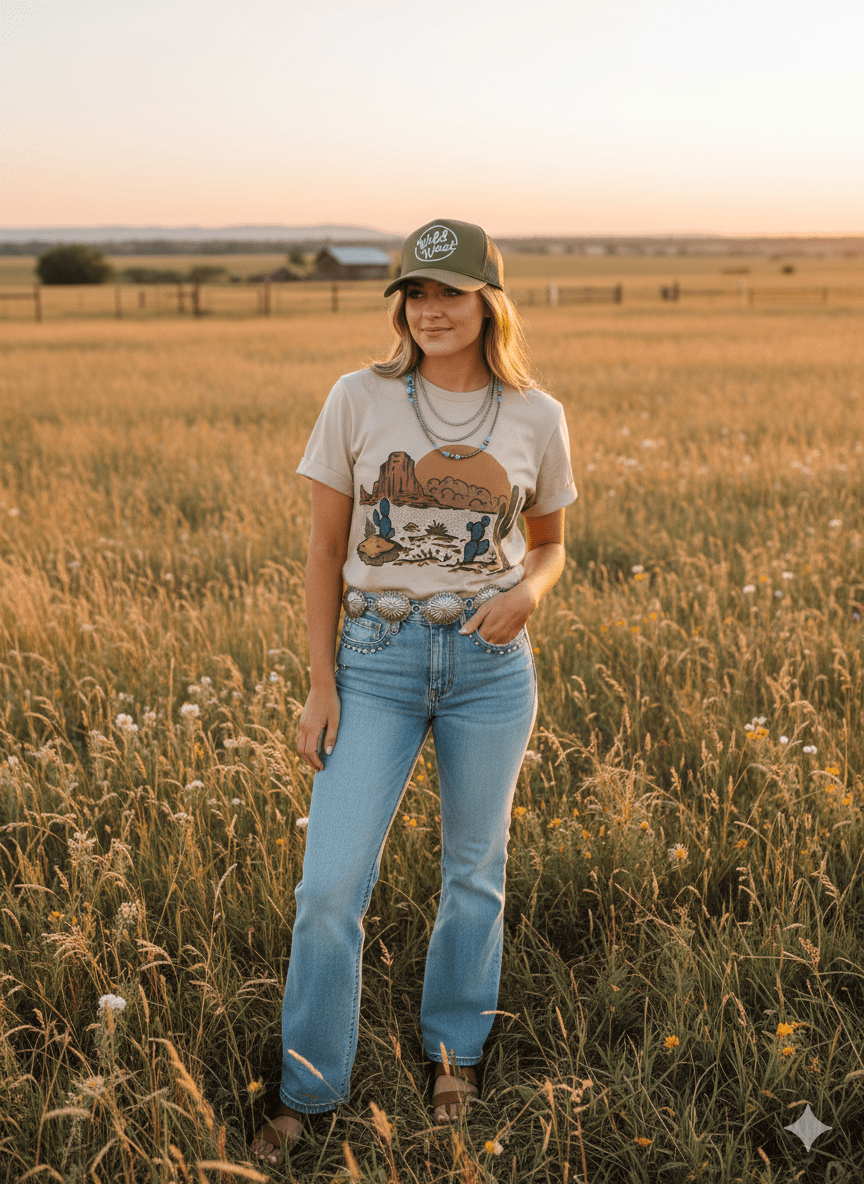 Desertscape Graphic TeeTanS