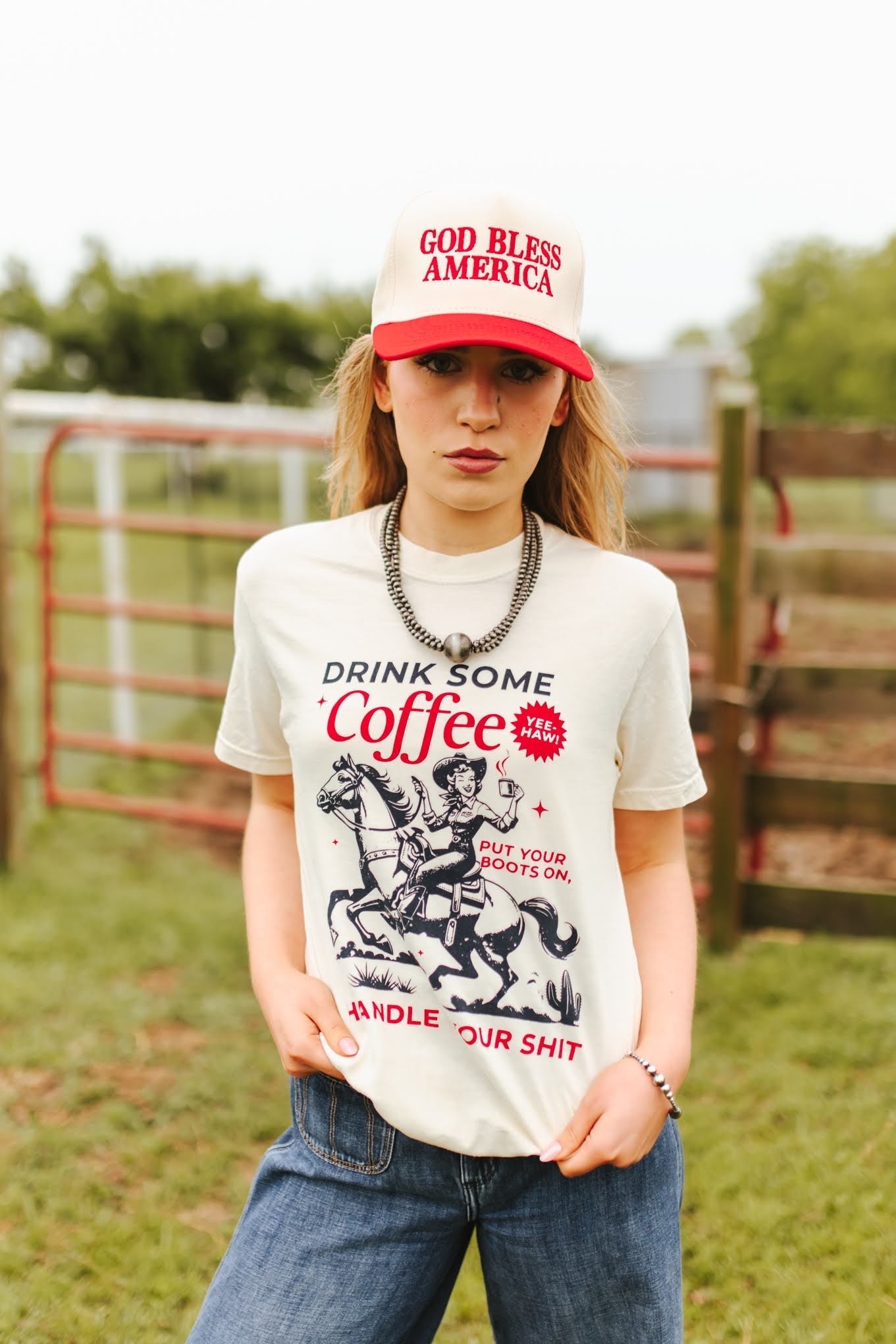 Drink Some Coffee Graphic Tee