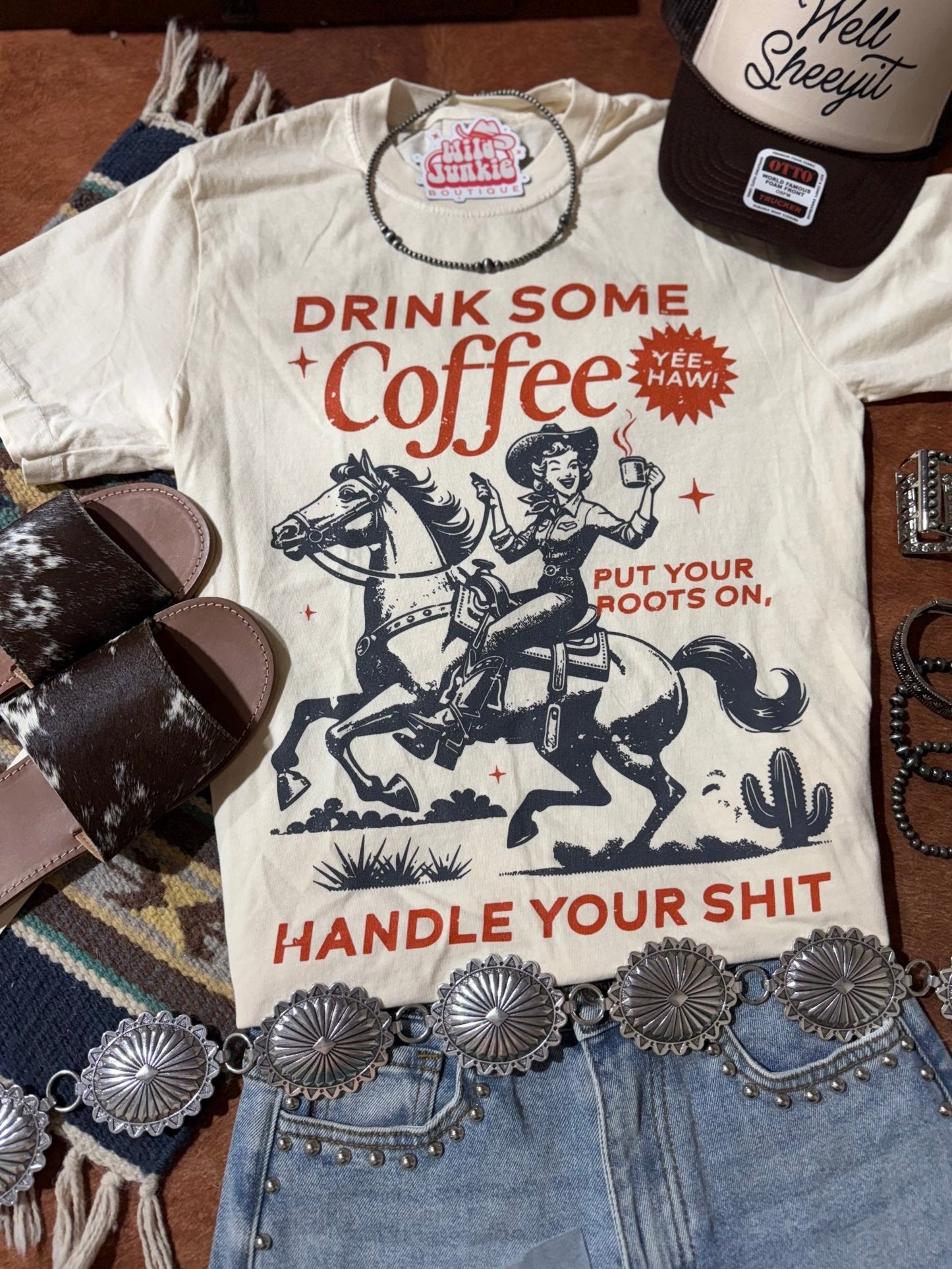 Drink Some Coffee Graphic Tee