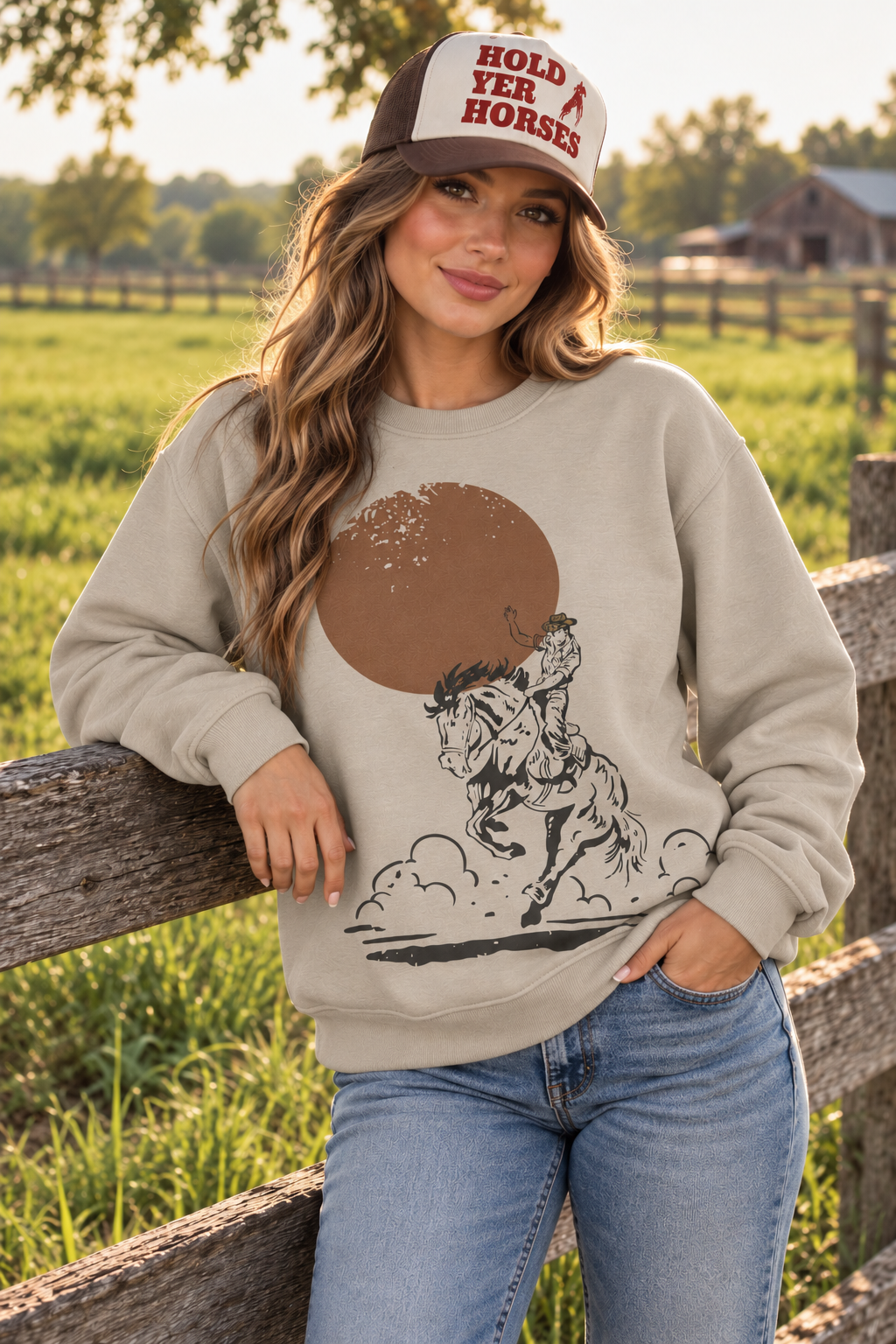 Dusty Trails Graphic SweatshirtSandS