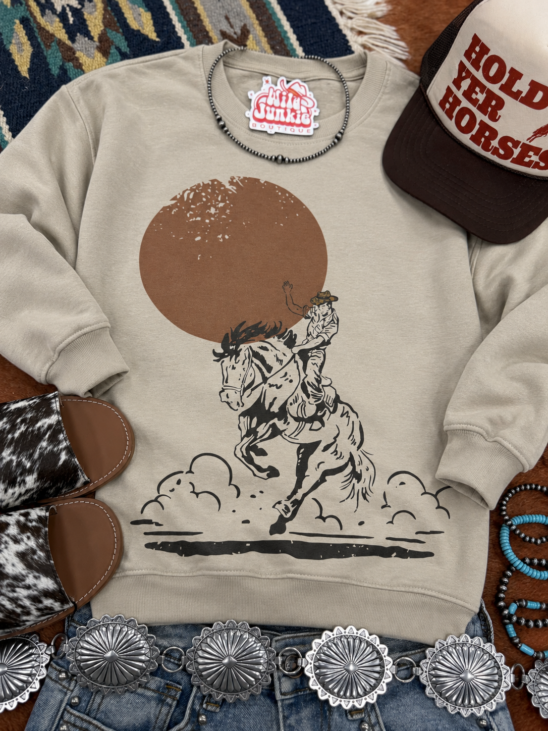 Dusty Trails Graphic SweatshirtSandS