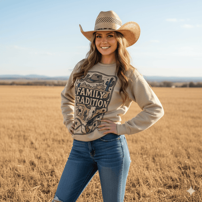 Family Tradition Graphic SweatshirtSandS