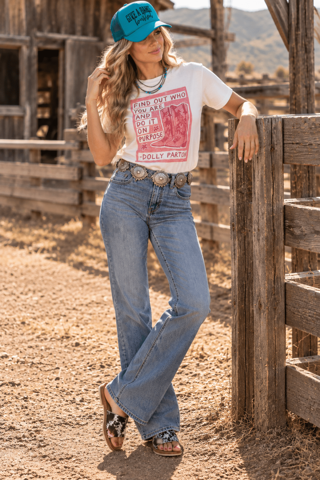 Find Out Who You Are Western Graphic TeeWhiteS
