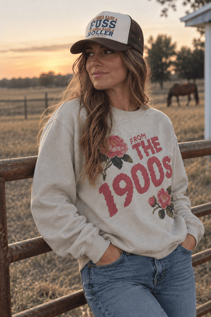 From The 1900s Graphic Sweatshirt in Sand
