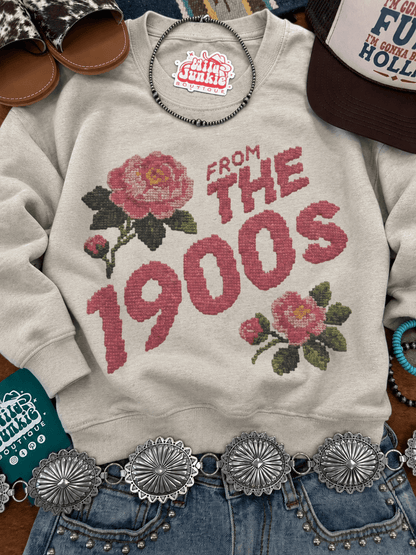 From The 1900s Graphic Sweatshirt in Sand
