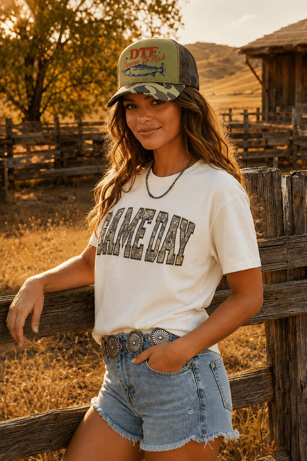 Gameday Graphic Tee in Natural