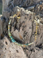 Gold Desert Turquoise Beaded Bracelet