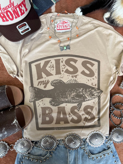 Kiss My Bass Graphic TeeTanS