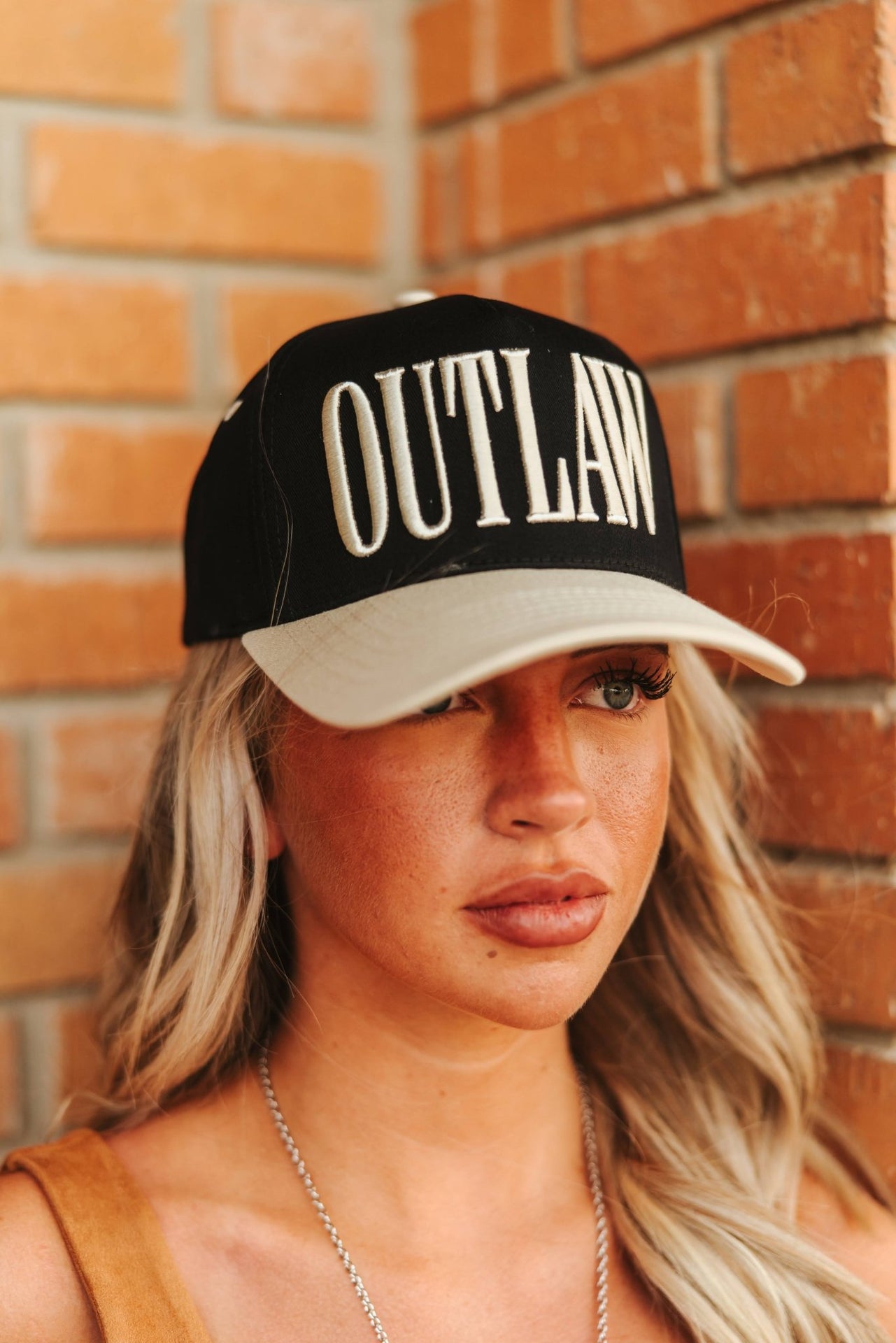 Outlaw Embroidered Trucker Hat