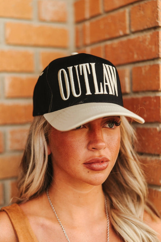 Outlaw Embroidered Trucker Hat