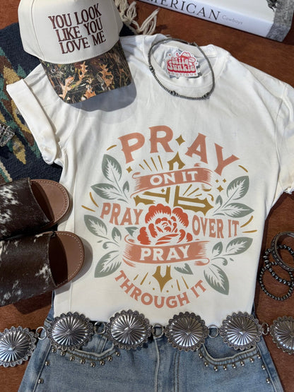 Prayer Warrior Graphic TeeNaturalS