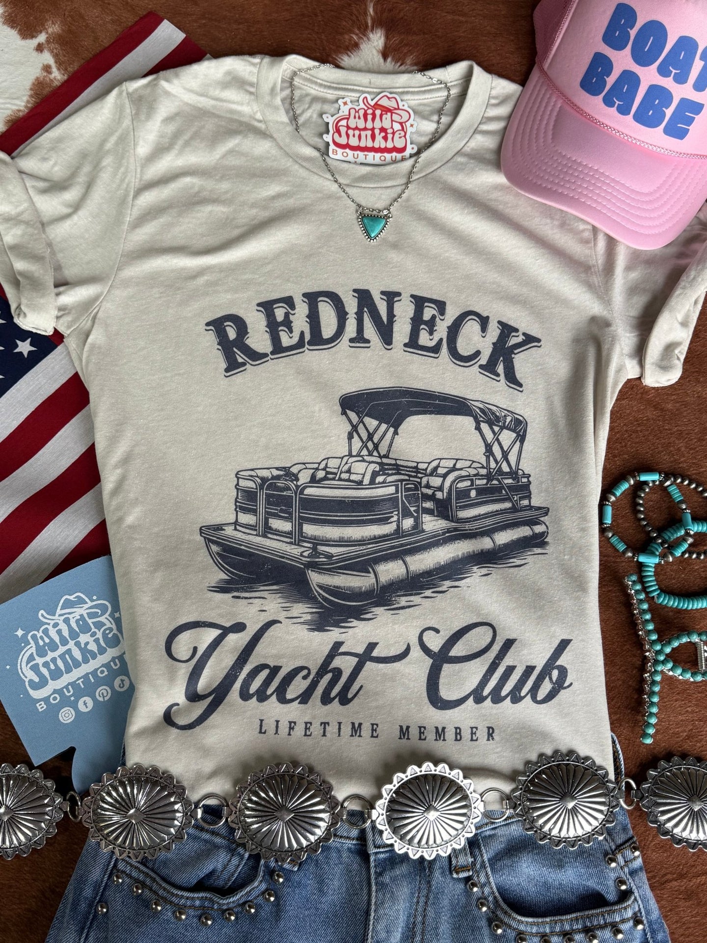 Redneck Yacht Club Graphic TeeAdd tee color hereS