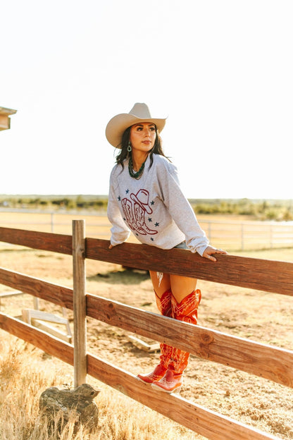 Rodeo Ready Graphic SweatshirtAshS