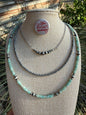 Sterling Silver Amazonite Beaded Choker