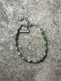 Sterling Silver Wild Spur Turquoise Beaded Bracelet