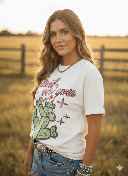 Stuck On You Graphic TeeNaturalS