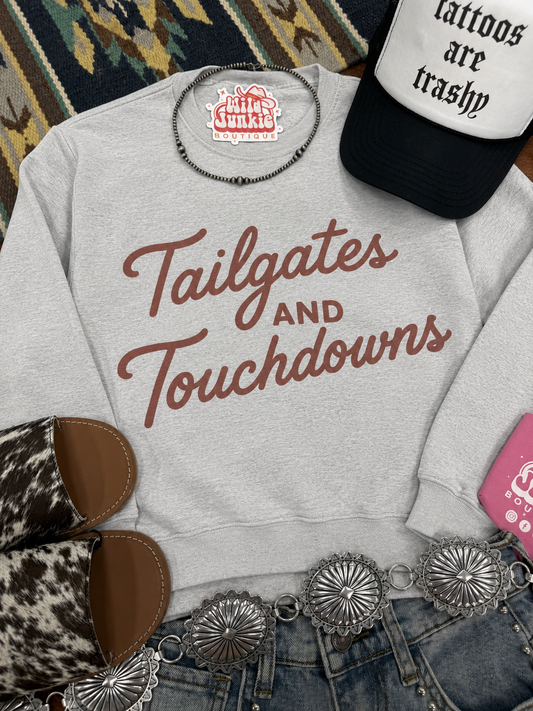 Tailgates and Touchdowns Graphic SweatshirtAshS