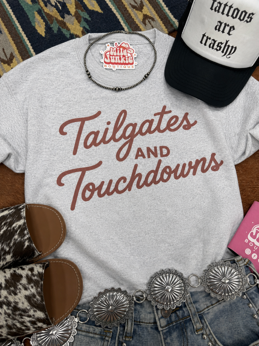 Tailgates and Touchdowns Graphic Sweatshirt