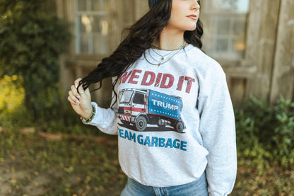 Team Garbage Trump Graphic SweatshirtAshS