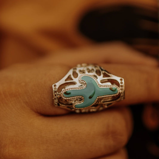 Turquoise Cactus RingTurquoiseOS