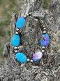 Turquoise Twilight Oval Beaded Bracelet