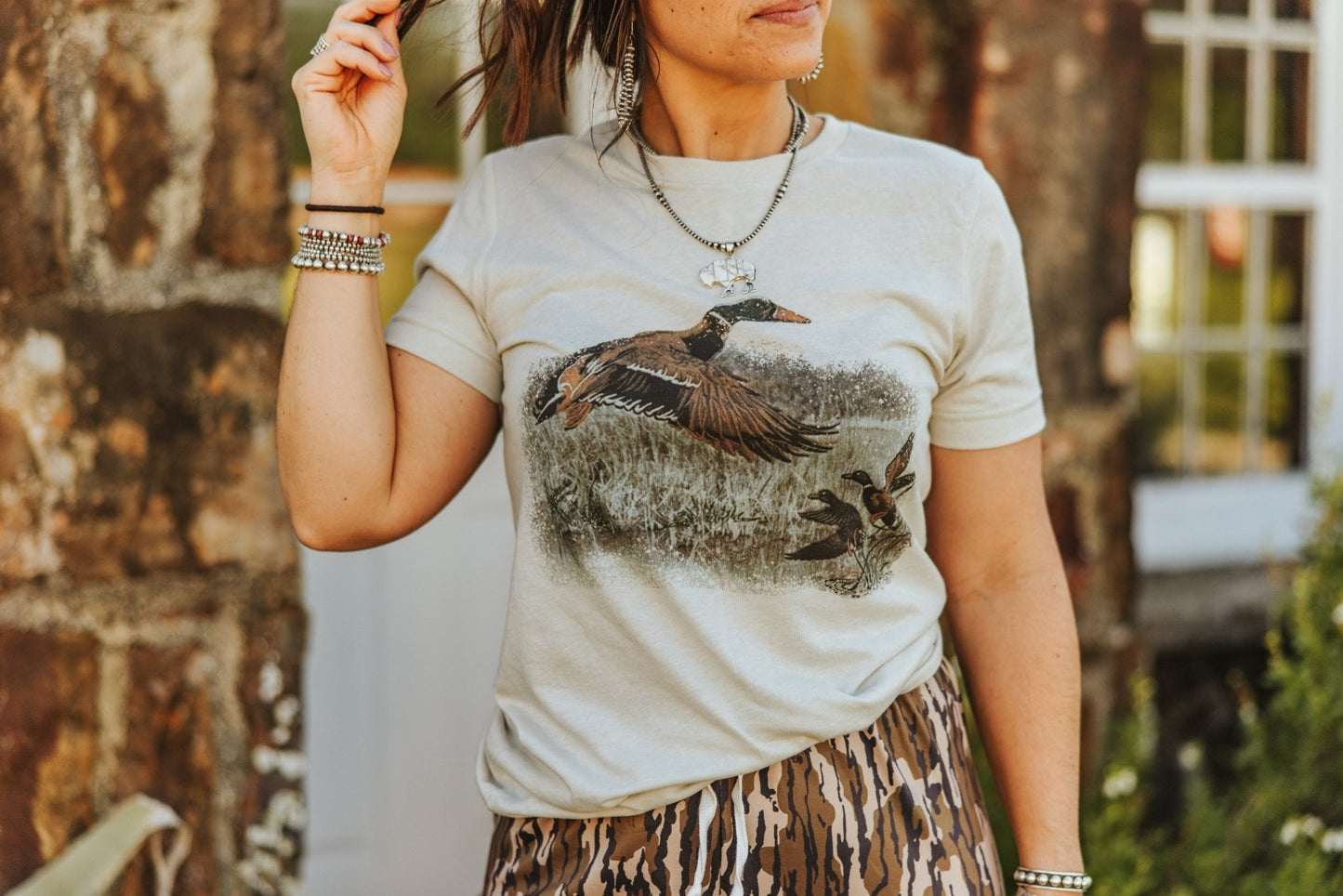 Vintage Duck Graphic TeeCementXS