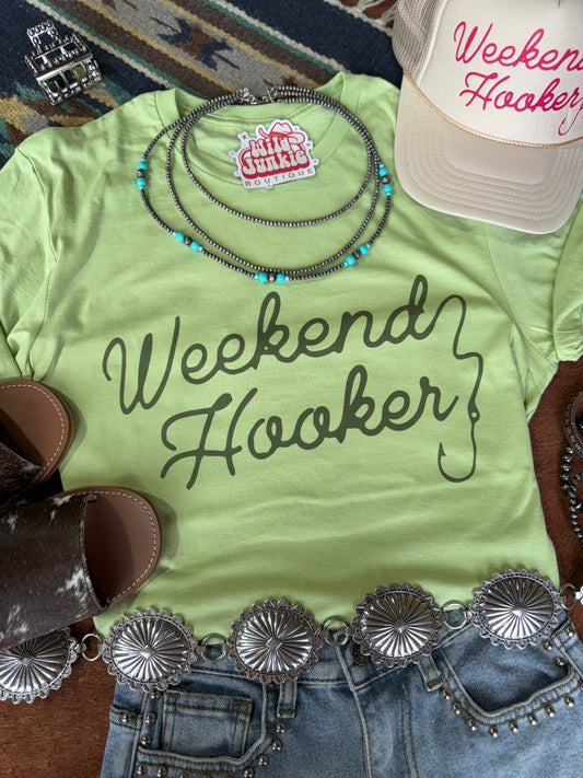 Weekend Hooker Graphic TeePistachioS