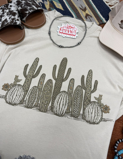 Western Cactus Garden Graphic TeeCementS