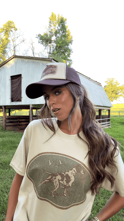 Western Hunt Dog Graphic TeeCementS