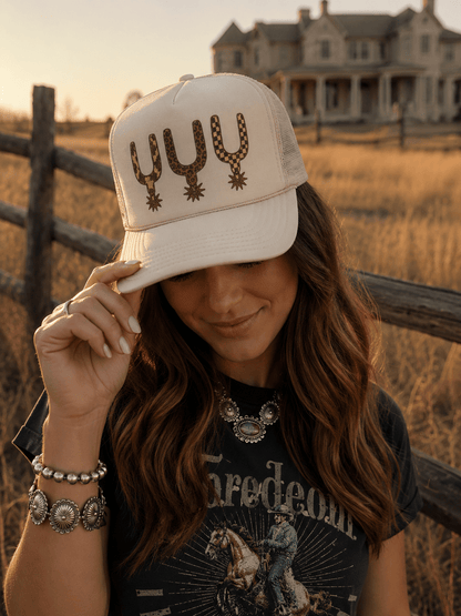 Western Spur Trio Trucker HatKhaki