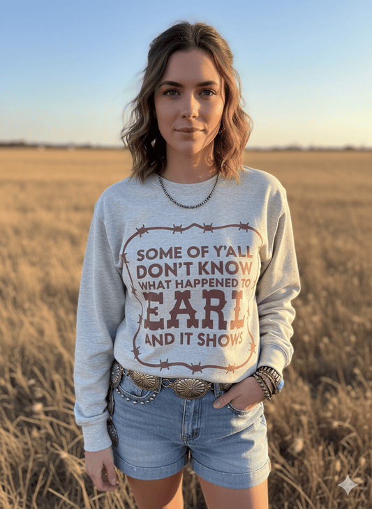 What Happened To Earl Graphic SweatshirtOatmealS