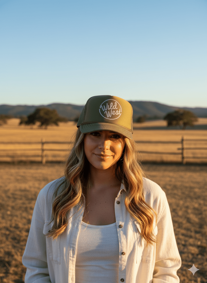 Wild West Trucker HatOlive