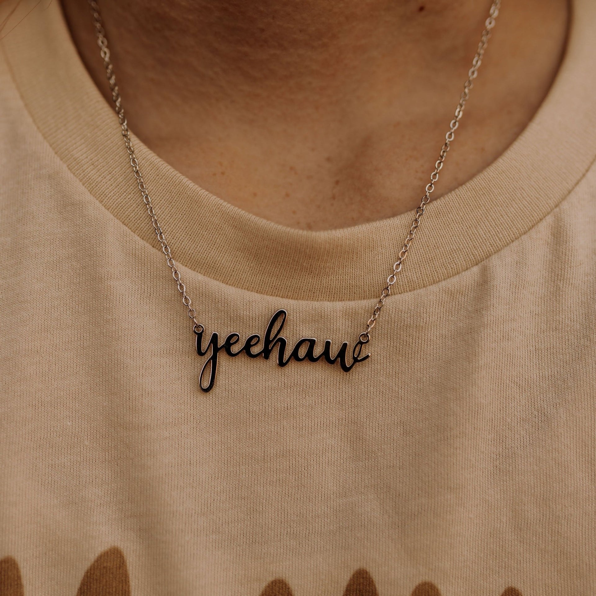 Yee Haw Chain NecklaceSilverOS